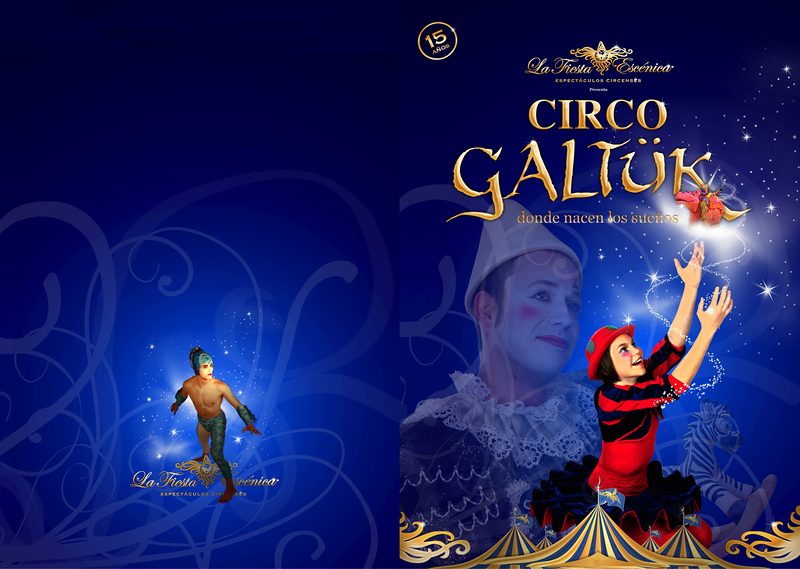 Portada del dosier de Circo Galtük.