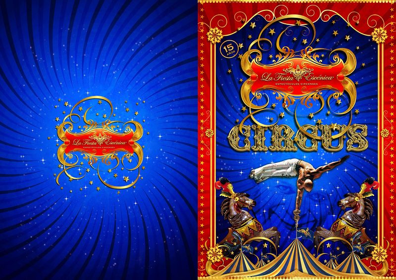 Portada ilustrada de Circus con el logotipo de La Fiesta Escénica.