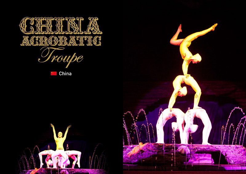 China Acrobatic Troupe (China), número de equilibrios.